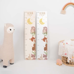 Misurino personalizzato per bambini - fatto a mano in legno, regalo per battesimo, misurino personalizzato, regalo di nascita