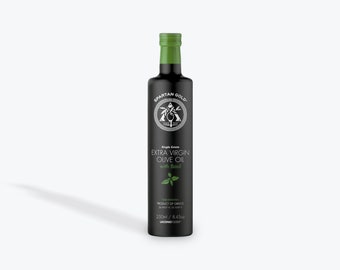 2024 Frische Ernte Spartan Gold BASILIKUM | Griechisches natives Olivenöl extra | 0,20 % Säure | Kaltgepresst | Einfamilienhaus | 250 ml