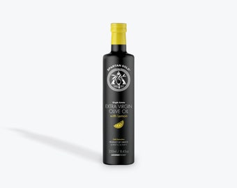 2024 Frische Ernte Spartan Gold LEMON | Griechisches natives Olivenöl extra | 0,20 % Säure | Kaltgepresst | Einfamilienhaus | 250 ml