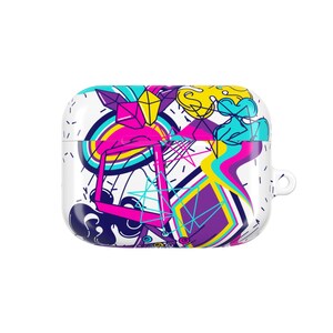 Colorful AirPod Cases | Funky Design for Music Lovers, Unique Tech Accessory, Gifts for Her, Trendy Earbud Cover, Fun Gift Idea