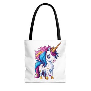 Colorful Unicorn Tote Bag: Whimsical Kids Carryall