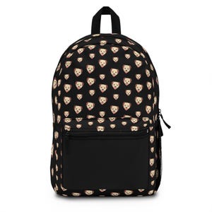 Stylish Patterned Backpack for Trendy Kids,Back School Bag, Dog lover, Everyday Backpack, Gift for Students, Unique Backpack Design