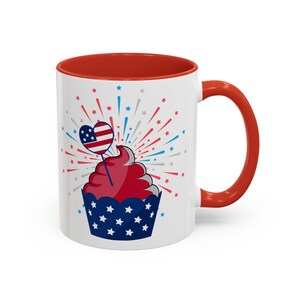 American Flag Coffee Mug: Patriotic Kitchen Decor, 4th of July Gift