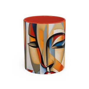 Artistic Accent Coffee Mug | Unique Gift for Art Lovers, Modern Decor, Bold Design, Coffee or Tea Lover's Mug
