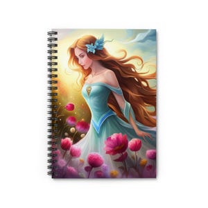 Enchanting Spiral Notebook - Ruled Lines, Fairy Tale Theme for Journal Lovers, Gifts for Writers, School Supplies, Self-Care