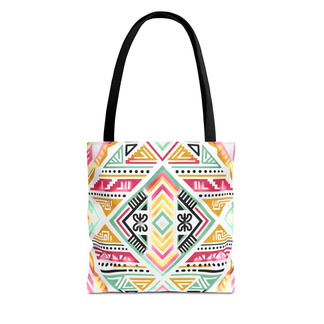 Colorful Aztec Geometric Pattern Tote Bag - Etsy