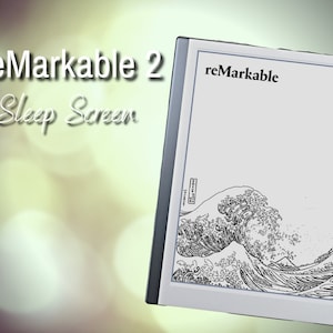 ReMarkable 2 Sleep Screen Ocean Waves