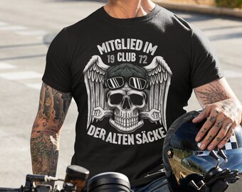 50 Birthday Man Biker T-Shirt