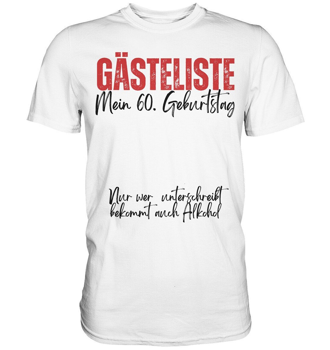 Geburtstags T Shirt 60
