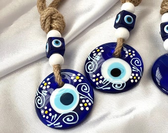 House Protection Charm, Evil Eye Wall Hanging, Home Decor, Home Gift Idea, House Decoration, New Home Gift, Home Protection, Evil Eye Decor