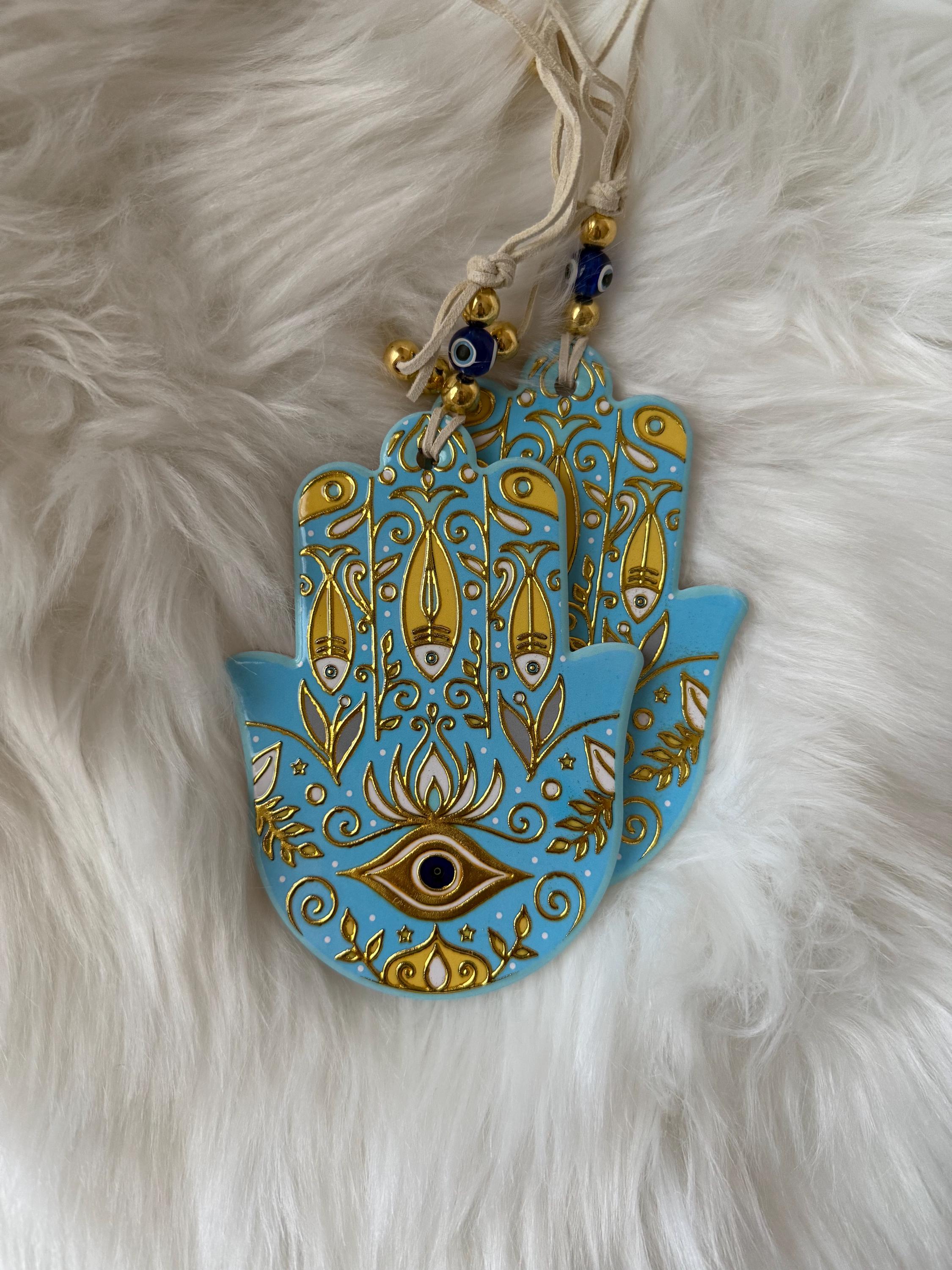 Ceramic Hamsa - Etsy