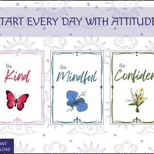 54 &quot;Be&quot; Affirmation Cards for daily affirmation use or as an affirmation gift | Affirmation cards instant downloads | Positive affirmation
