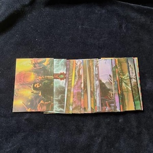 Art World - Voos da Fantasia 1-30 Cartas de Fantasia Completas Conjunto de HORROR - 1994