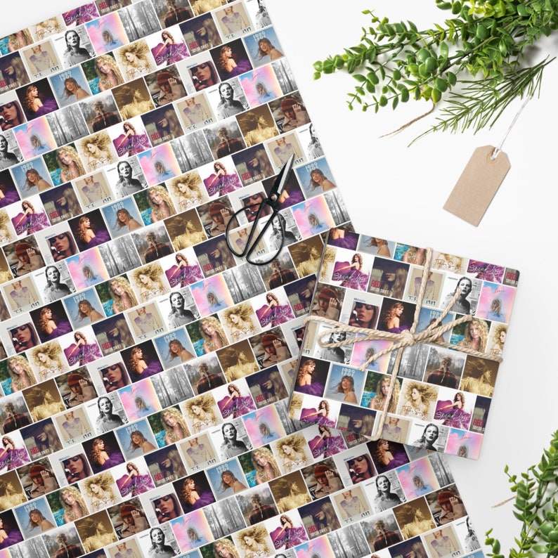 Album Wrapping Paper Albums Pattern