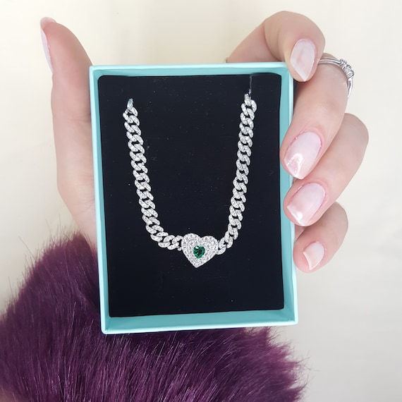 925 Silver Icebox Heart Jewelry Miami 