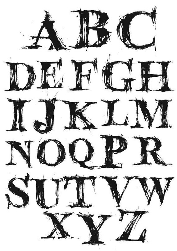 Alphabet Art 300 CDR Vector Files