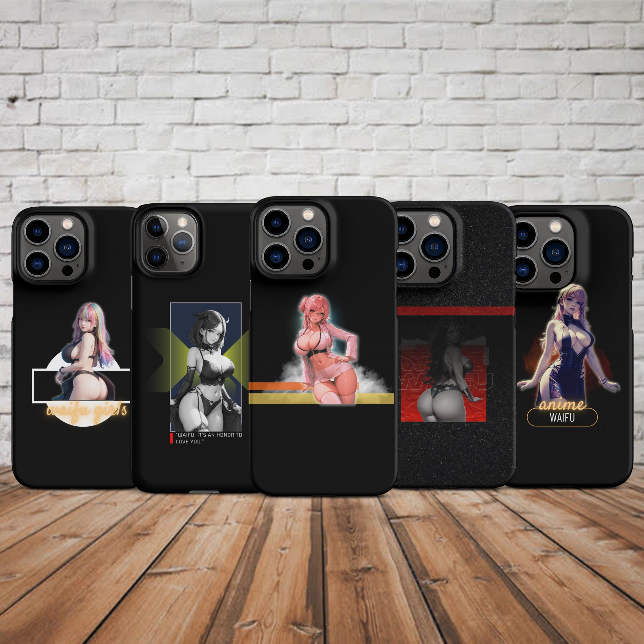 Waifu Ecchi Senpai Anime Manga Girl Snap case for iPhone 15 for Samsung (Including S24,plus,ultra)