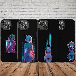 Japanese Anime Manga Phone Tough Case | for iPhone 15 | for Samsung Galaxy (Including S24,plus,ultra)