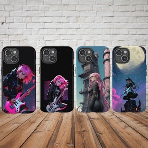 Japanese Anime Manga Phone Tough Case | for iPhone 15 | for Samsung Galaxy (Including S24,plus,ultra)
