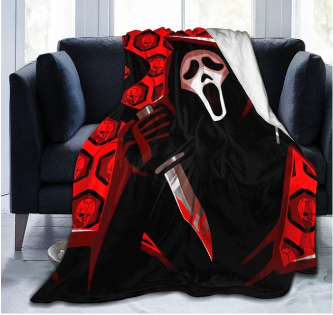 Halloween Ghostface Blanket Scream Blanket Movie Etsy