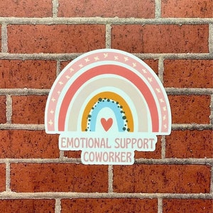 Emotional Support Coworker acrylic blank (3 inch) –