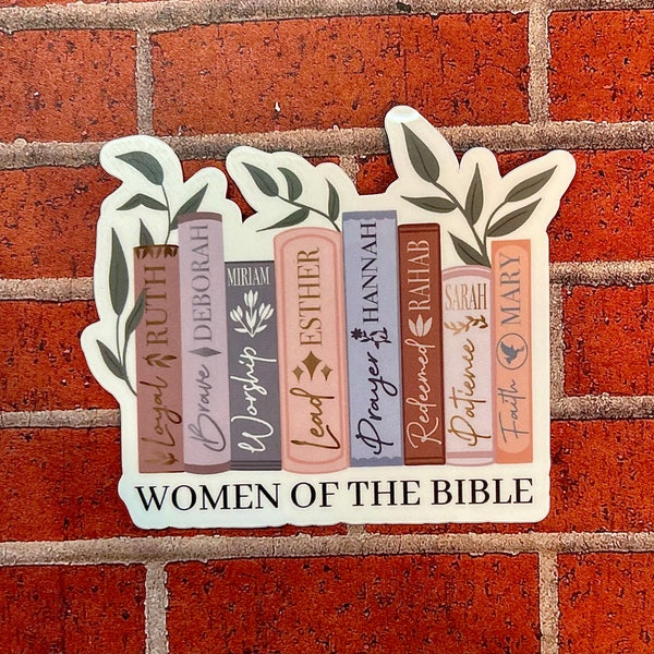 Women of the Bible water proof  sticker decal