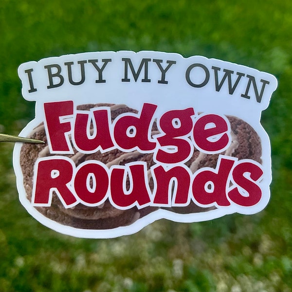 I Buy My Own Fudge Rounds Svg  Etsy