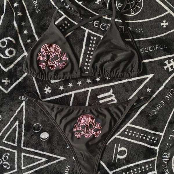 Rhinestone Bikini Etsy