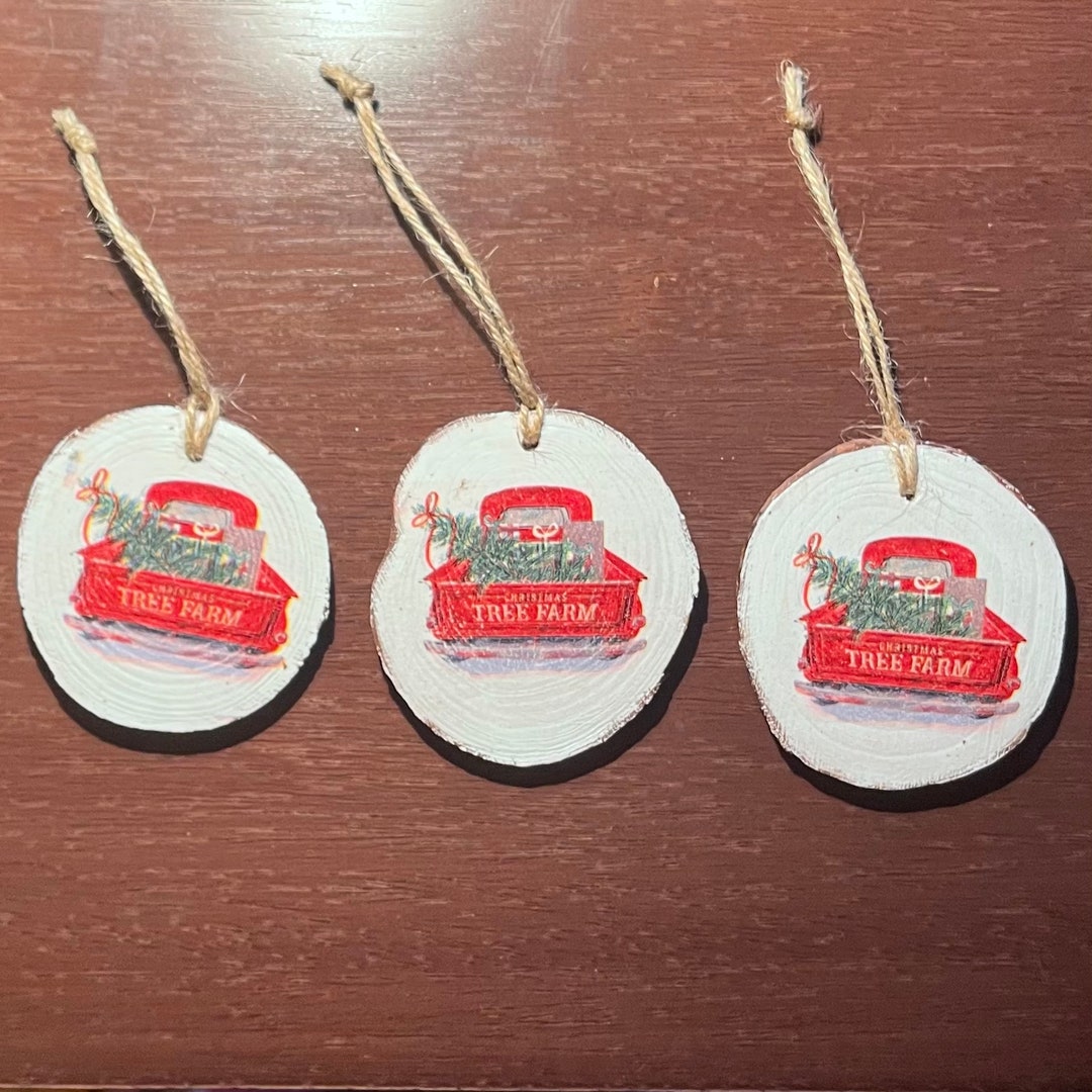 Set of 3 Handmade Christmas Ornaments Etsy