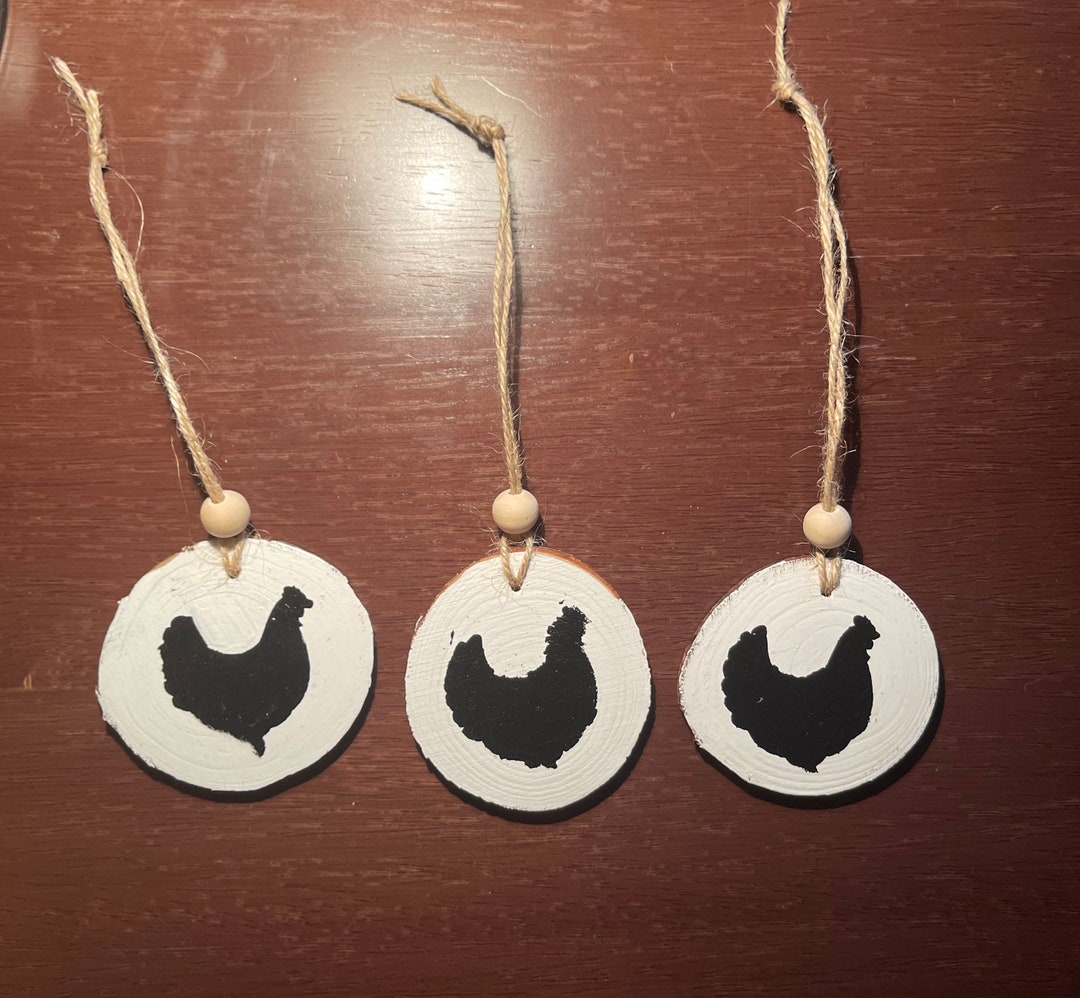 Set of 3 Handmade Christmas Ornaments Etsy
