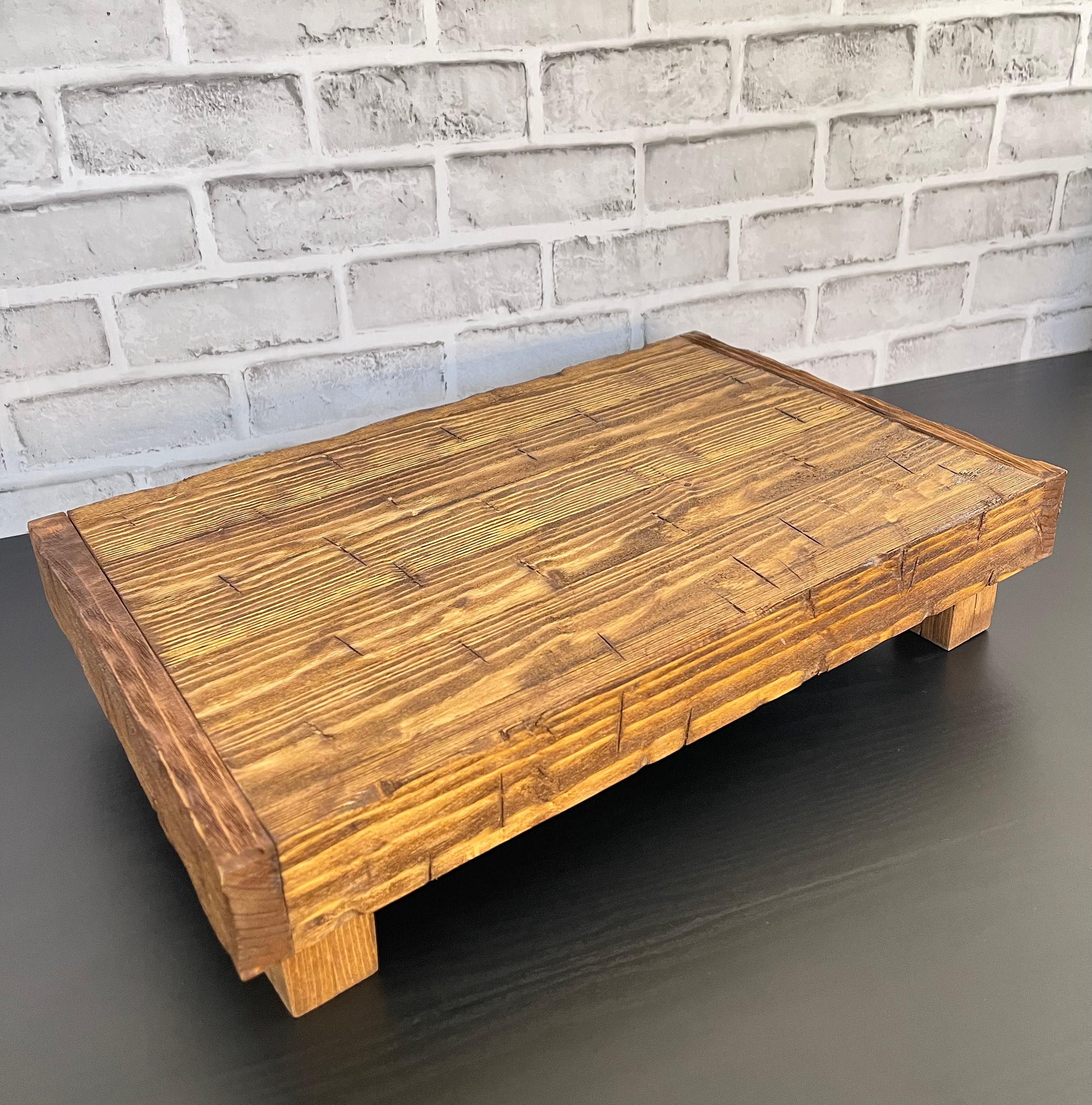 Rustic Storage Risers Rustic Wood Riser, Farmhouse Decor, Boho Decor, Rustic Riser, Wood Tray ...