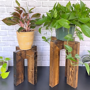 Wooden Plant Stand, Plant Stand