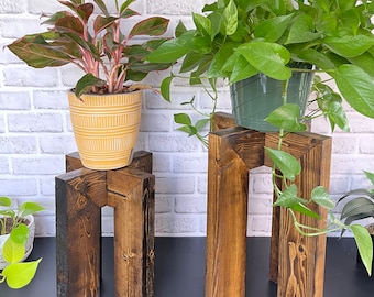 Wooden Plant Stand, Plant Stand