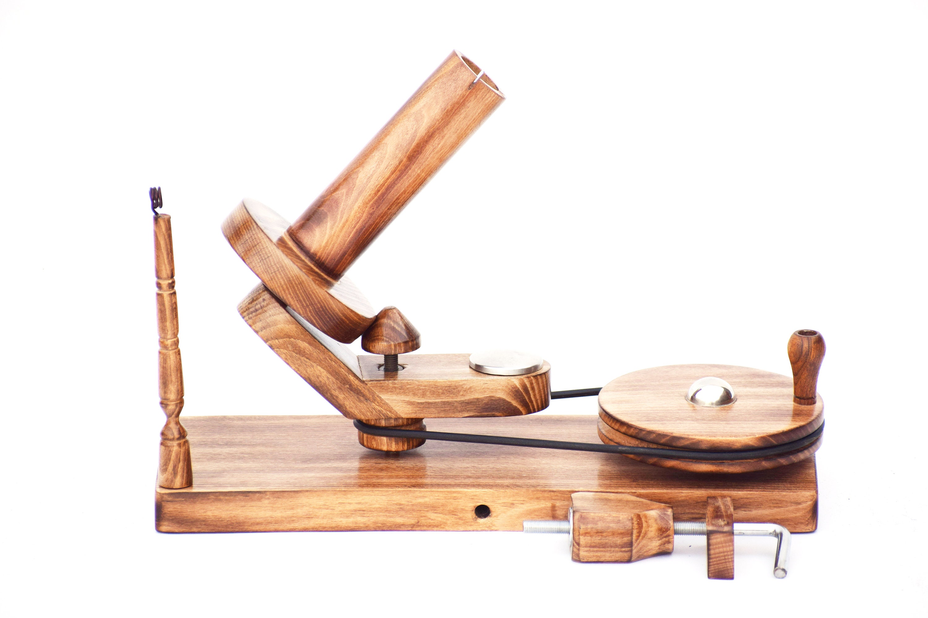 SAWI Wooden Yarn Winder for Knitting and Crocheting