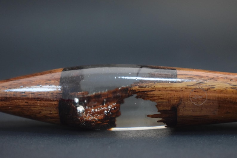 Handgefertigte Holz & Harz Häkelnadeln Set | Ergonomischer weicher Griff und Häkelnadeln für Anfänger, Arthritische Hand | 3.5 mm-16 mm, Geschenk für Mama Bild 12