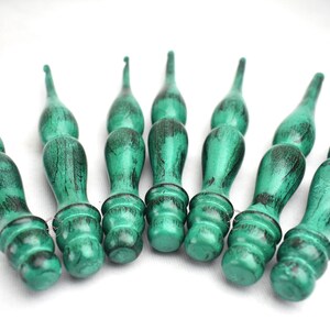 Handgefertigte Holz & Harz Häkelnadeln Set | Ergonomischer weicher Griff und Häkelnadeln für Anfänger, Arthritische Hand | 3.5 mm-16 mm, Geschenk für Mama Bild 17