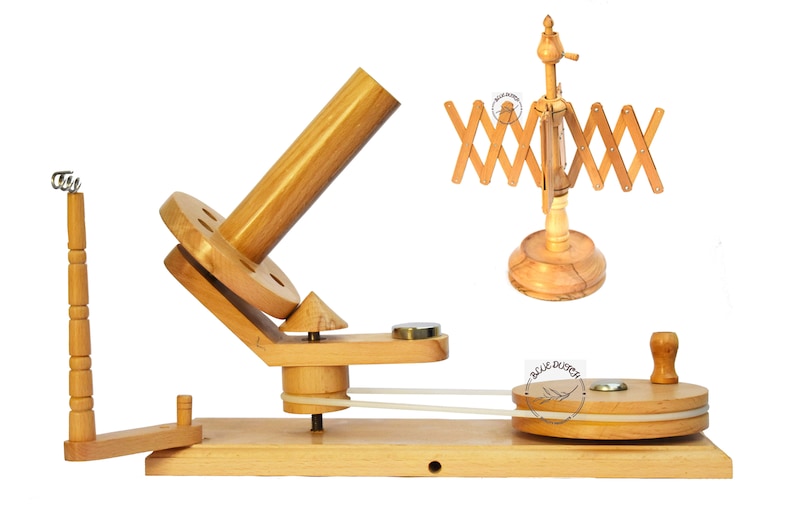 Combo Wooden Yarn Winder & Swift Winder Ball Winder and Swift Winder