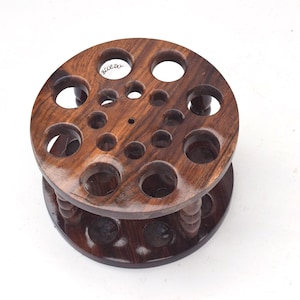 Handgefertigte Holz & Harz Häkelnadeln Set | Ergonomischer weicher Griff und Häkelnadeln für Anfänger, Arthritische Hand | 3.5 mm-16 mm, Geschenk für Mama Bild 9