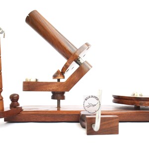 Handmade Rosewood Yarn Winder: Knitting & Crochet Organizer