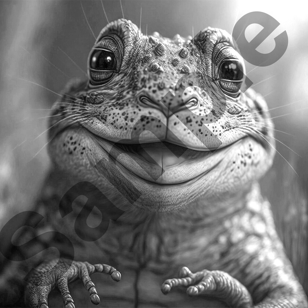 Coloring Page Froggy Fun Grayscale High Resolution Printable Single ...