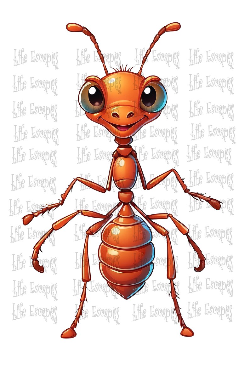Printable Clipart Ants Png Bundle Set 1, PNG, Commercial Use, Digital ...