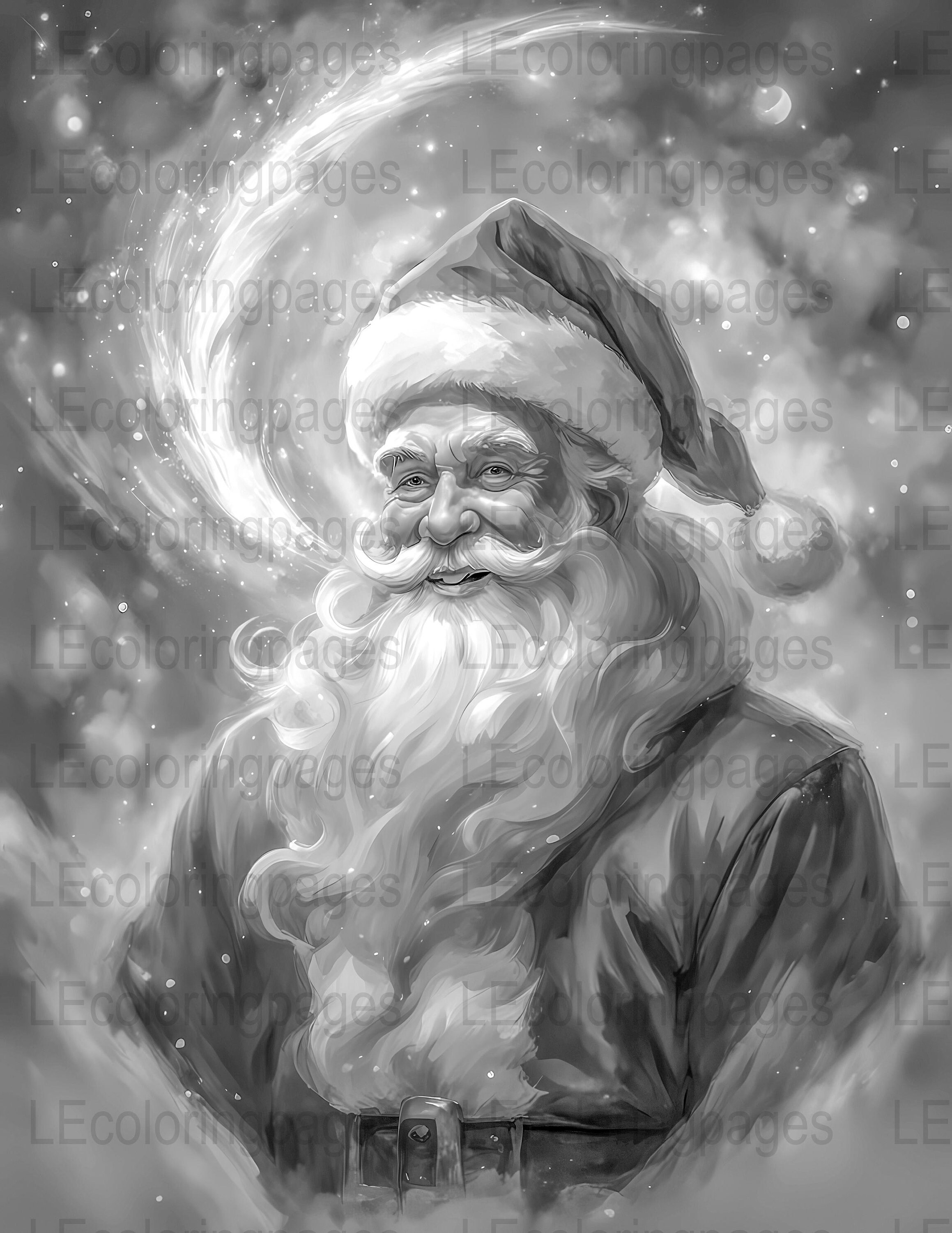 Christmas Coloring Page for Adults, Santa Clause 32 From Christmas Fun ...