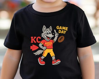Game Day KC Wolf Tee/Onesie – Infant to Youth Sizes