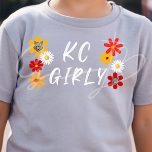 KC Girly Kansas City Fußball PNG Sofortiger Download, Sublimation Digitales Design