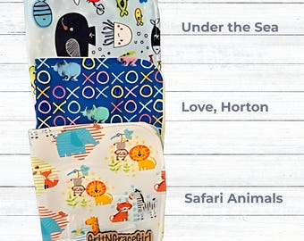 Flannel Burp Cloth- Oversized, Absorbent, and Made to Last, Reusable Burp Cloth