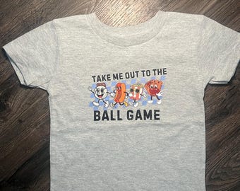 Take me out the the Ballgame Youth Royals Baseball Tshirt, Kansas City baseball Tshirt,
