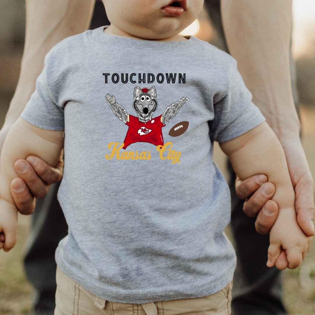 Touchdown Kansas City Wolf Youth and Infant Tshirt, KC Spirit Wear - Etsy