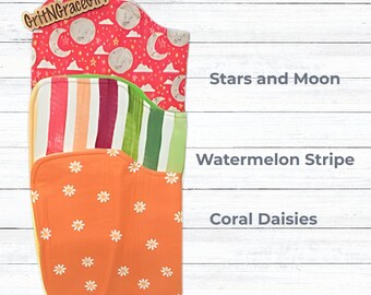 Flannel Burp Cloth- Oversized, Absorbent, and Made to Last, Reusable Burp Cloth