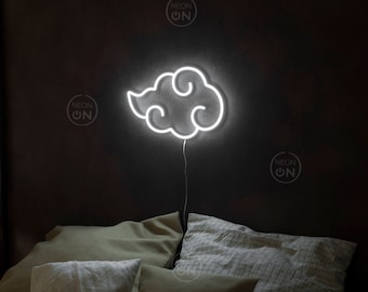 akatsuki anime cloud Neon Sign wall sign  decor, Neon anime Sign, Wall Art, asian Decor, Neon Light,  neon Sign, Manga Art, anime wall art