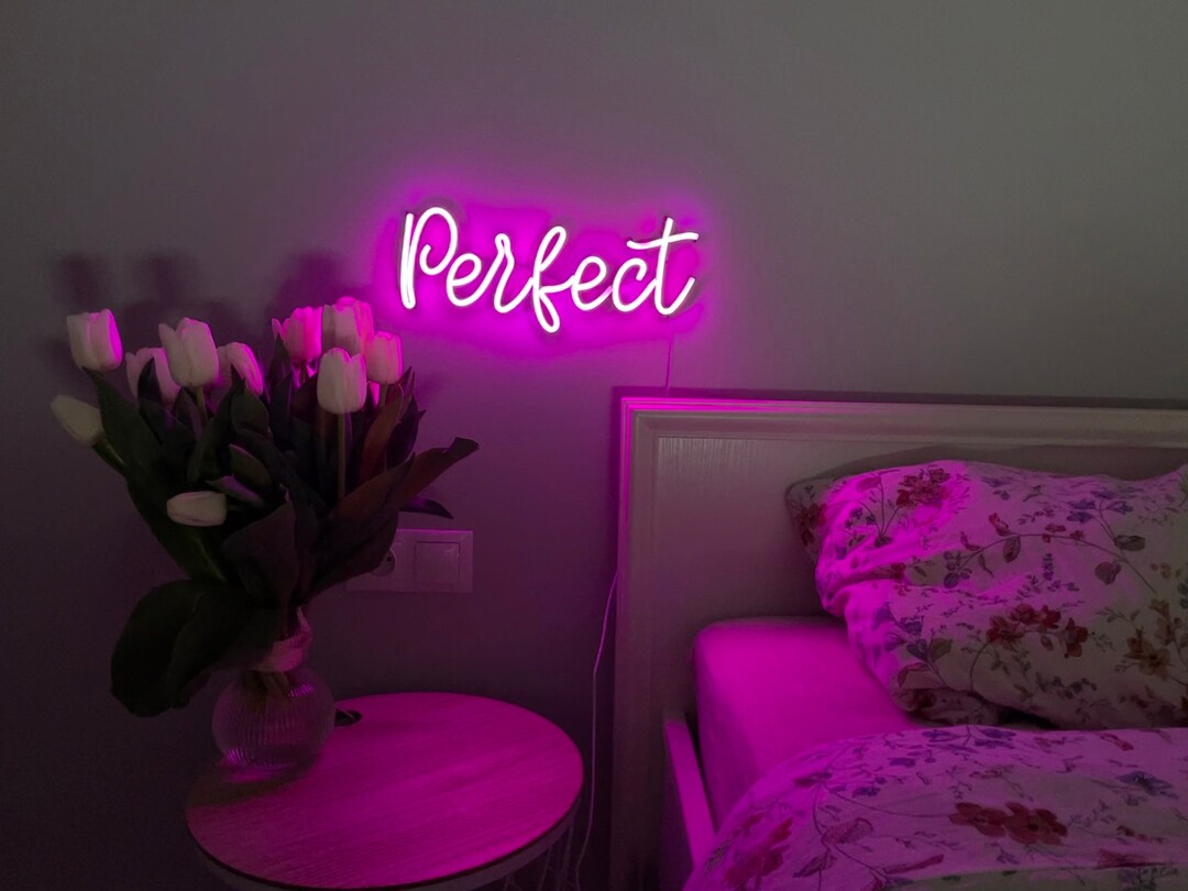 Perfect Neon Sign Art Night Lights Neon Signs Gift Warm Neon Relax Neon